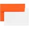 JAM Paper 5.25" x 7.25" Blank Flat Recycled Greeting Cards & Envelopes, 100ct.